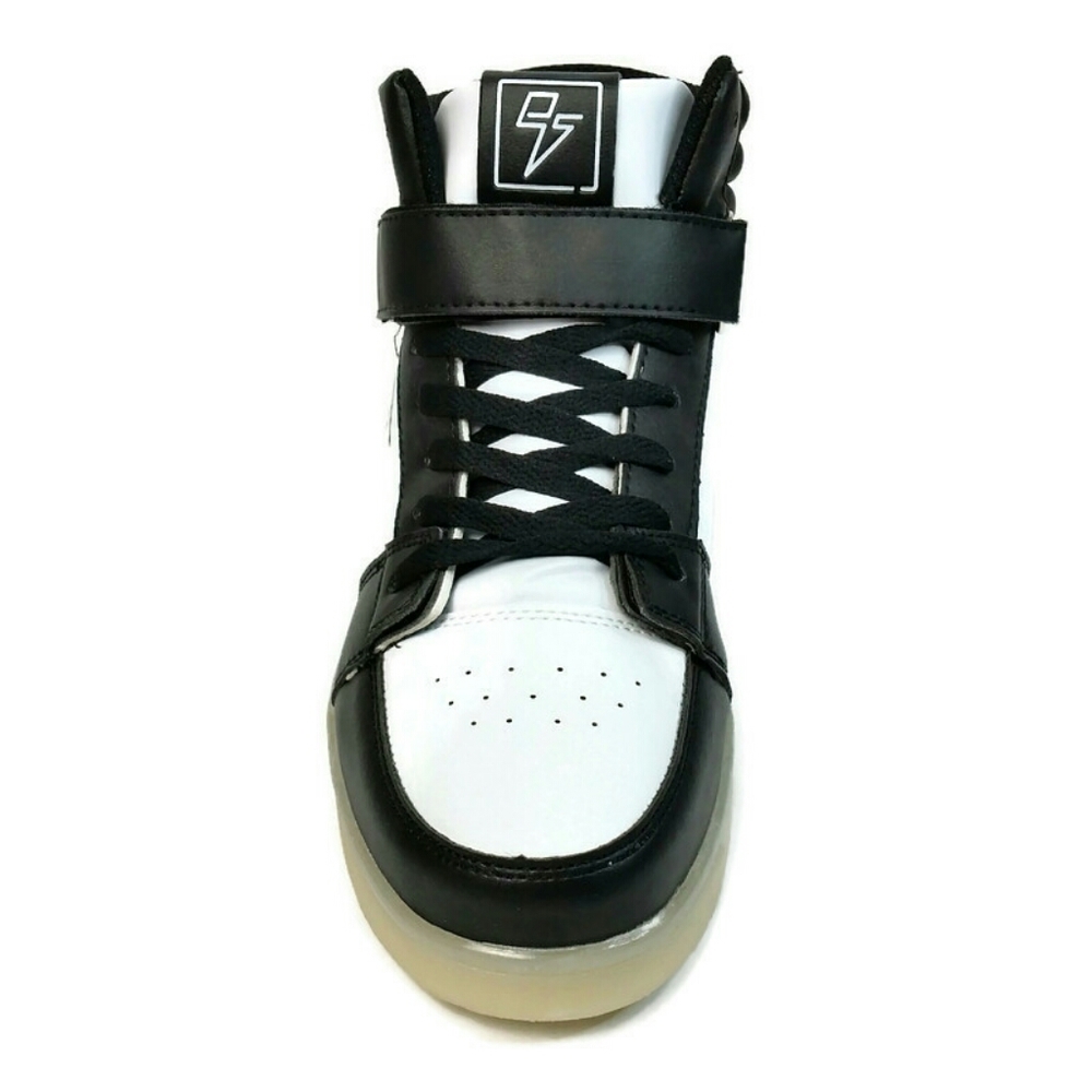 Electric Styles LED Women's High Top Light Up Glow Sneaker Shoes EDM Rave - Picture 5 of 11
